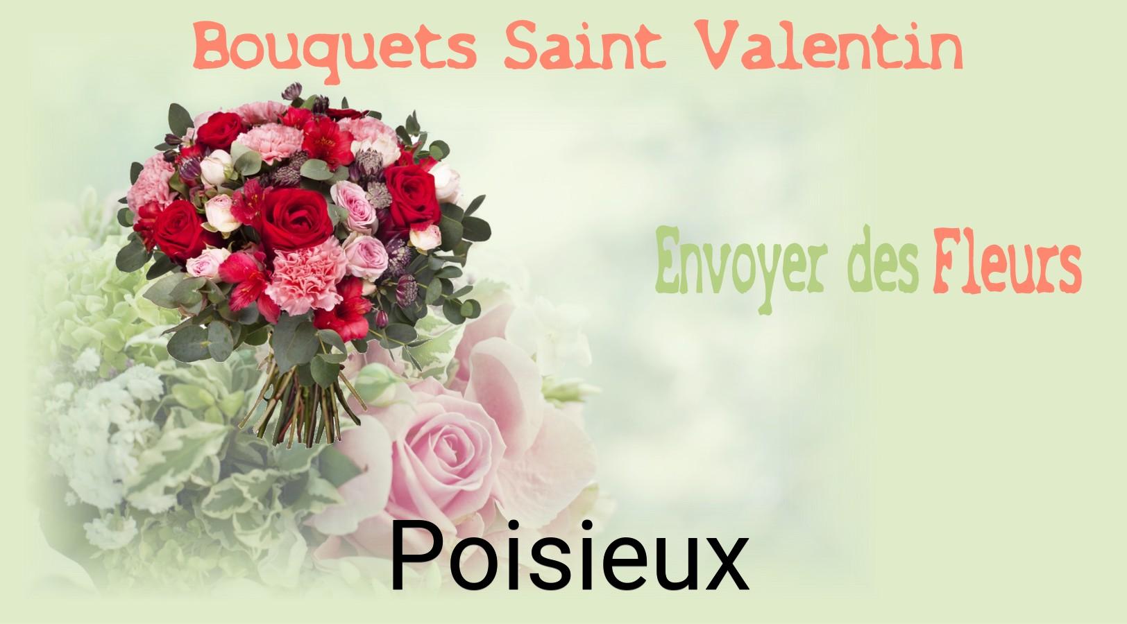 Roses de Saint-Valentin livrées à Poisieux